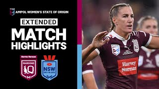 State of Origin 2024  Maroons v Sky Blues  Extended Match Highlights [upl. by Pilloff]