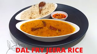 Dal fry jeera rice  दालफ्राय जीरा राईस  Recipe by Rashmi Satam [upl. by Bethesde]