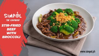 StirFried Beef with Broccoli SIMPOL [upl. by Ardnosac926]