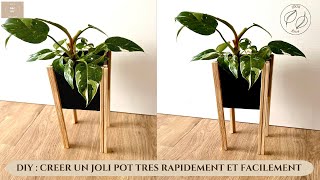 DIY  JE CREER UN JOLI POT AVEC DE LA RECUP [upl. by Bussey]