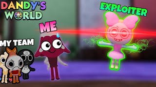 Playing a Full Party Run with an EXPLOITER in Dandy’s World [upl. by Ycat]