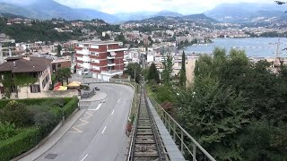 Kabeltrein naar Monte San Salvatore [upl. by Jarlath]