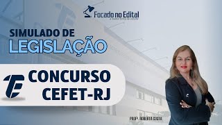 Questões de Legislação  Concurso CEFETRJ  Prof Roberta Santos [upl. by Annoyek]