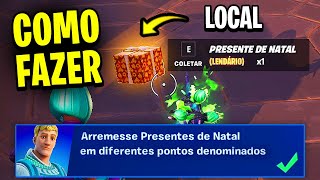 ARREMESSE PRESENTES DE NATAL EM DIFERENTES PONTOS DENOMINADOS [upl. by Jovia]