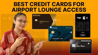 Best Credit Cards for Airport lounges in India in 2024 [upl. by Oivat]