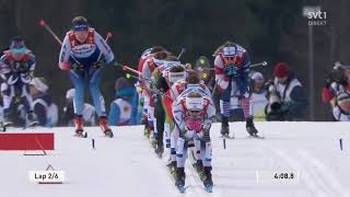 VM Seefeld 2019  Längdåkning  Sprintstafett dh [upl. by Amliv353]