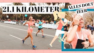 ONGETRAIND EEN HALVE MARATHON RENNEN 🍃🌸 Lente weekvlog 2 Vlog 434 [upl. by Silloh336]