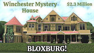 The Winchester Mystery House in BLOXBURG  Tour and Speedbuild Part 1  Huge Victorian Mansion [upl. by Lanevuj696]