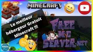 Le meilleur hébergeur gratuit Minecraft du monde  Freemcserver [upl. by Nurav]