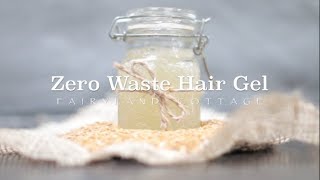 Zero Waste Linseed Hair Gel  Anti Frizz  Curly Hair  Natural [upl. by Kovacs]