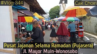 Pujasera Pusat Jajanan Selama Ramadan di Jl Mayor Muin Wonosobo [upl. by Kumar]