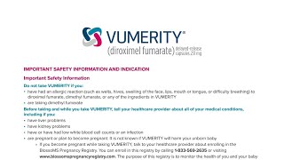 VUMERITY Indication and Important Safety Information [upl. by Thgiwd]