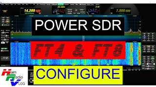 Config amp SETUP Flex Power SDR FLDigi WSJTX Log4OM DDUtil [upl. by Drofniw]