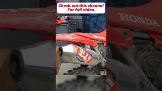 Yoshimura Exhaust Sound Honda CRF 250F [upl. by Ena]