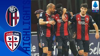 Bologna 32 Cagliari  Barrow Scores to Complete Bologna Comeback  Serie A TIM [upl. by Akinnor]