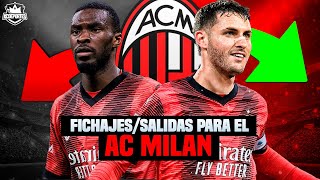 FICHAJES QUE NECESITA EL AC MILAN  Mercado de Fichajes Invierno 2024 [upl. by Umeh]