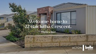 22 Balclutha Crescent Madora Bay [upl. by Llehctim]