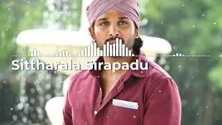 Sittharala Sirapadu Telugu  AlaVaikunthapurramloo  Allu Arjun Thaman S  LOFI SONG  MR MUSIC [upl. by Weslee]