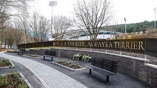 Town Unveil Memorial Garden at the John Smiths Stadium [upl. by Pizor]