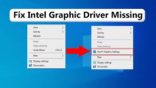 Install Missing Graphic Driver in Windows 1011 Intel HD Graphic Driver Install Update VGA Driver [upl. by Llerrod579]