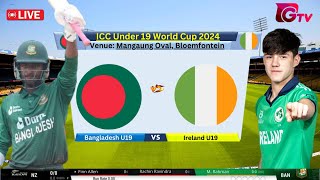 🔴 Live BAN vs IRE U19  8th Match Live  BANGLADESH vs IRELAND Live  cricketlive [upl. by Holcomb]