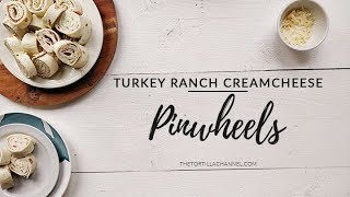 Turkey ranch cream cheese pinwheels [upl. by Nomsed]