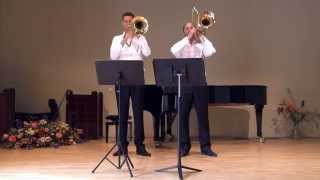 Devils Waltz Martin Schippers amp Tomer Maschkowski bass trombone duet [upl. by Udella656]