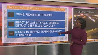 Dallas Turkey Trot traffic closures you need to know [upl. by Anatak]