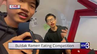 Buldak Ramen Eating Competition  Small Cup [upl. by Belac]