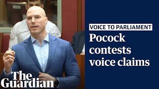 David Pocock says voice to parliament claims ‘bordering on misinformation’ before referendum vote [upl. by Eta170]