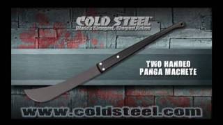 Cold Steel  Two Handed Panga Machete [upl. by Acsehcnarf874]