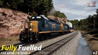 Fully Fuelled  CSX Heavy Haul  Train Sim World 2020 1080p60fps [upl. by Ertsevlis25]