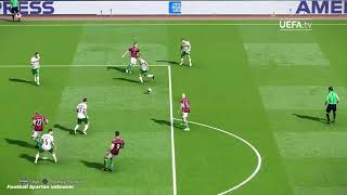 Bulgaria vs Hungary Highlights  EURO 2024 Qualifiers  PES 21 [upl. by Lindblad]