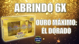 Unboxing INSANO da NOVA COLEÇÃO GOLD de YUGIOH Ouro Máximo El Dorado [upl. by Eihctir]