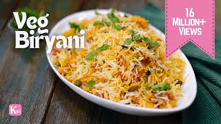 Vegetable Biryani  वेज बिरयानी घर पे  Quick amp Easy Veg Biryani  Kunal Kapur  RiceLunchDinner [upl. by Hogg]