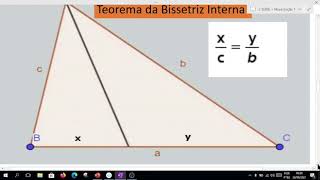 Bissetriz e Teorema da Bissetriz Interna [upl. by Berton]