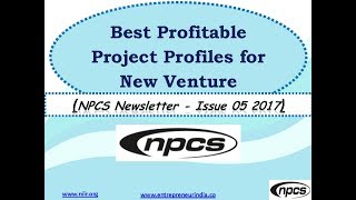 Best Profitable Project Profiles for New Venture [upl. by Leal]