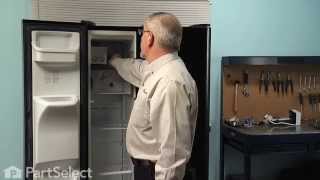 Refrigerator Repair  Replacing the Ice Maker Frigidaire Part  241798201 [upl. by Hanad]