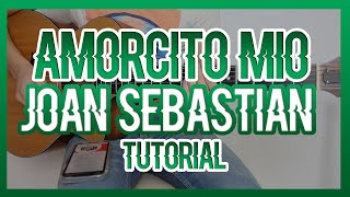 AMORCITO MÍO  JOAN SEBASTIAN TUTORIAL DE GUITARRA [upl. by Okuy]