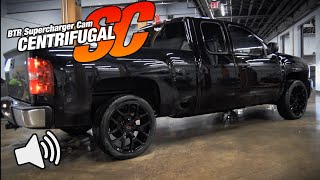 BTR Centrifugal Supercharger Cam  Silverado w TorqStorm [upl. by Elkin369]