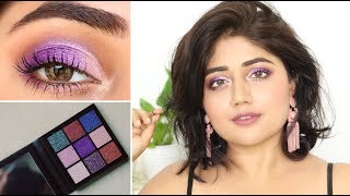 Makeup Tutorial  HUDA BEAUTY Gemstone Obsessions Palette  corallista [upl. by Llenej]