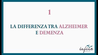 OrientAlzheimer  1  La differenza tra Alzheimer e demenza [upl. by Nyltiak]