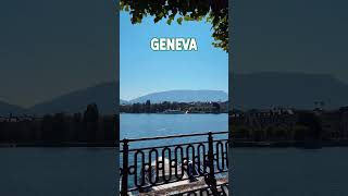 Sunny Day in Geneva Switzerland shorts geneva switzerland [upl. by Ahsiloc]