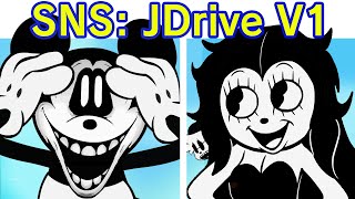 Friday Night Funkin VS Mickey Mouse  Sunday Night  SNS JDrive V1 FNF ModSNS RetakeCreepypasta [upl. by Eceryt]