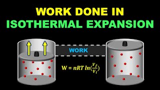 Work done in Isothermal Expansion 🔴 Chemistry for Class 11 [upl. by Ortensia603]