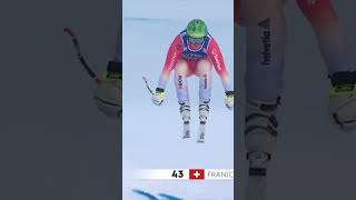 😱Il casse son bâton au départ de la descente shorts ski [upl. by Ratha440]