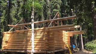 Off Grid Cabin Build In Alaskas Remote Wilderness 16 yrs in the making [upl. by Atirec]