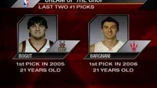 Last two Number 1 Picks Draft NBA 2005 2006 [upl. by Yxel]