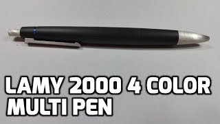 Lamy 2000 4 Color Ballpoint Multi Pen Unboxing and Review [upl. by Enimasaj]