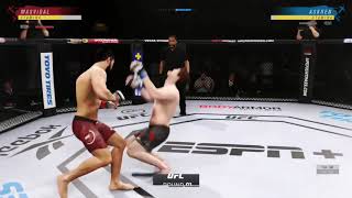 Jorge Masvidal vs Ben Askren UFC4 Recreated  Vol 1 [upl. by Akcimat523]